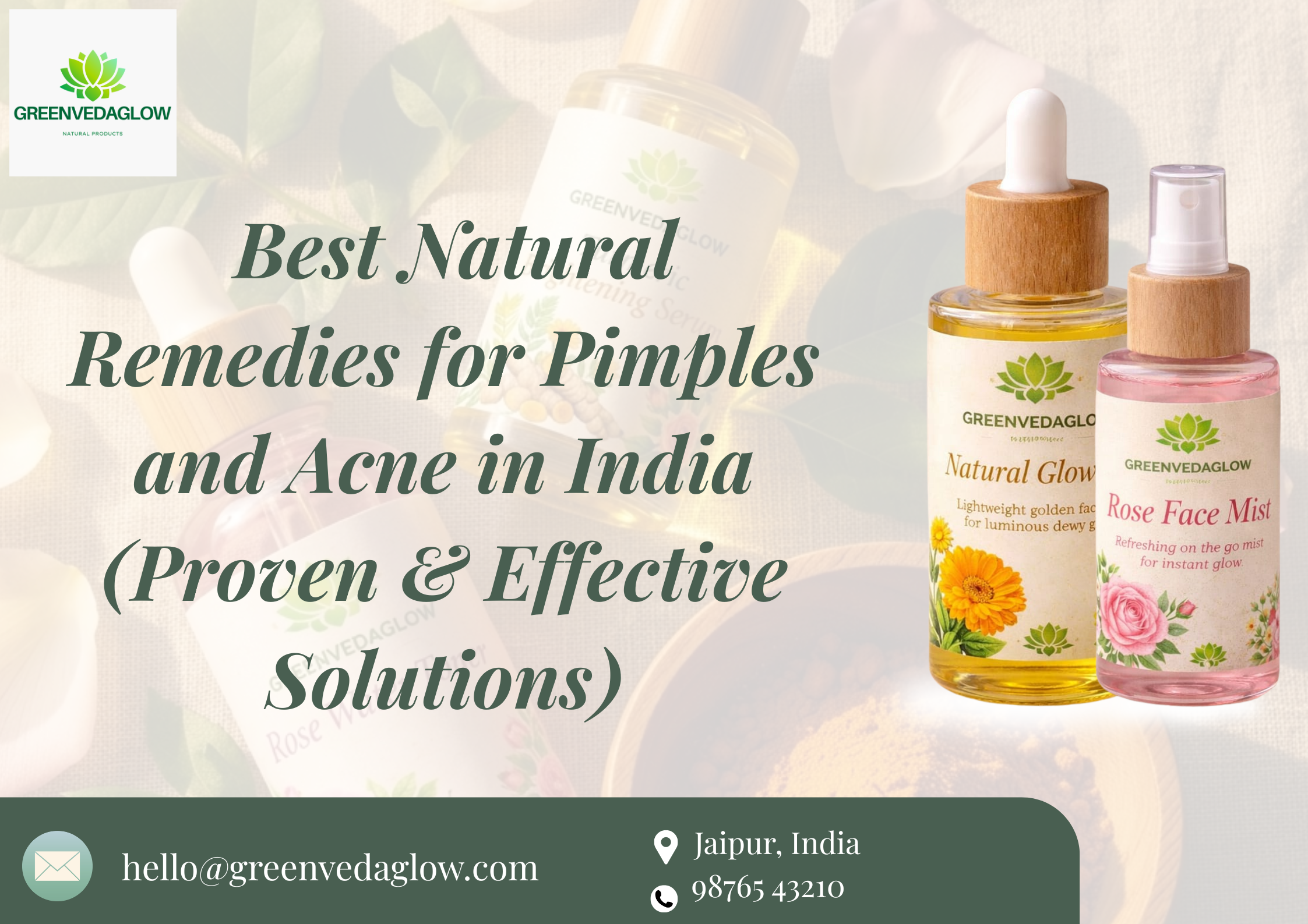 Best natural remedies for pimples and acne in India